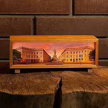 Ночник-панорама "Одесса", лак.дерево (LED, Аккумулятор, USB Type-C), npa0010 Ночник-панорама "Одесса", лак.дерево (LED, Аккумулятор, USB Type-C), npa0010