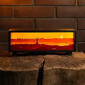 Ночник-панорама "Вечерний Киев", черный (LED, Аккумулятор, USB Type-C), npa1001 Ночник-панорама "Вечерний Киев", черный (LED, Аккумулятор, USB Type-C), npa1001