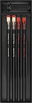 Набір Moleskine x Blackwing (2 Графітових Олівці HB + 2 Графітових Олівці B + Точилка), EWBKWKIT1 Набір Moleskine x Blackwing (2 Графітових Олівці HB + 2 Графітових Олівці B + Точилка), EWBKWKIT1