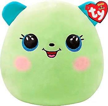 Іграшка м`яка TY Squish-a-Boos Зелений ведмедик "Clover" 20 см, 39227 Іграшка м`яка TY Squish-a-Boos Зелений ведмедик "Clover" 20 см, 39227