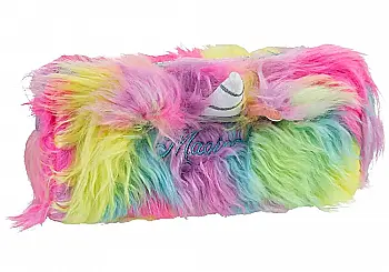 Пенал плюшевий на 1 відділення на блискавці, блакитний, CF87105 Пенал плюшевий на 1 відділення на блискавці, блакитний, CF87105