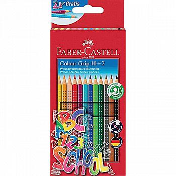 Олівці 12 кол., GRIP, 201585 ТМ "Faber-Castell" Олівці 12 кол., GRIP, 201585 ТМ "Faber-Castell"
