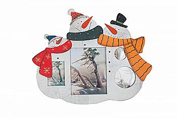 Фоторамка Сніговик 4 фото, 105355 Фоторамка Сніговик 4 фото, 105355