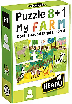 Пазл "Ферма" 8+1, Headu, IT20867