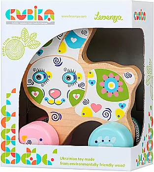 Дерев`яна каталка Зайчик LК-4, 12022 Дерев`яна каталка Зайчик LК-4, 12022