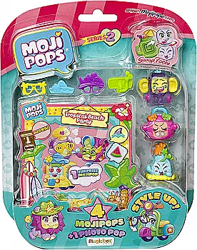 Набір фігурок Moji Pops S2 - Фотосесія (4 фігурки, аксесуари), PMP2B416IN00 Набір фігурок Moji Pops S2 - Фотосесія (4 фігурки, аксесуари), PMP2B416IN00