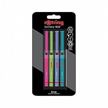 Набор капиллярных ручек 0,4 Ротрінг Liner 4шт (R2166331)