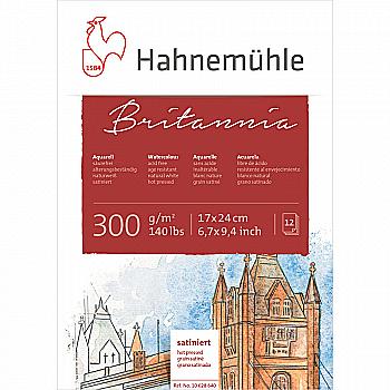 Альбом-склейка для акварели WC Britannia, 17х24, 300г, 12а НР, Hahnemuhle Альбом-склейка для акварели WC Britannia, 17х24, 300г, 12а НР, Hahnemuhle