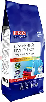 Средство PRO моющее для стирки порошкообразное COLOR professional 3кг (6шт/ящ) Средство PRO моющее для стирки порошкообразное COLOR professional 3кг (6шт/ящ)