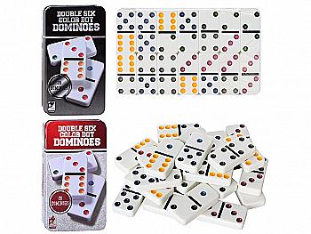 Домино, металлическая коробка, 501070