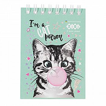 Блокнот на пружине сверху А7 40 л "Kitty", кл., картон. обложка, KIDS Line, ZB.12102 Блокнот на пружине сверху А7 40 л "Kitty", кл., картон. обложка, KIDS Line, ZB.12102