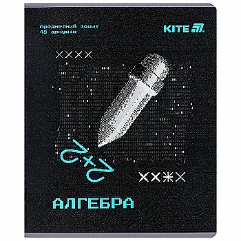 Зошит 48 кл, Предметка - Алгебра, гібр лак+УФ, Techno, K25-240-3 Зошит 48 кл, Предметка - Алгебра, гібр лак+УФ, Techno, K25-240-3