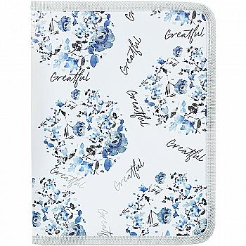 Папка об`ємна на блискавці А5+ Flower Symphony-2, 1805-45-A Папка об`ємна на блискавці А5+ Flower Symphony-2, 1805-45-A