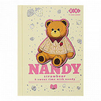 Блокнот А6 64 л "Bear Toy", кл., соч. обкл., мат. лам.+лак, бежевый, ZB.12721-28 Блокнот А6 64 л "Bear Toy", кл., соч. обкл., мат. лам.+лак, бежевый, ZB.12721-28