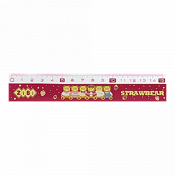Линейка пластиковая 15 см, Bear toy, в блистере, ZB.5616 Линейка пластиковая 15 см, Bear toy, в блистере, ZB.5616