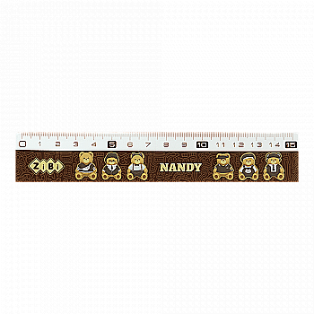 Линейка пластиковая 15 см, Bear toy, в блистере, ZB.5617 Линейка пластиковая 15 см, Bear toy, в блистере, ZB.5617