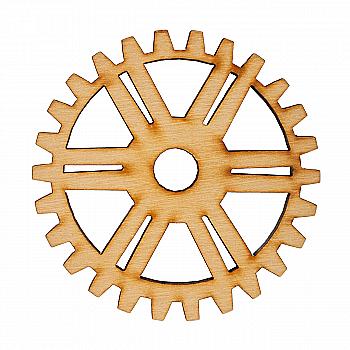 Заготівка дерев`яна "Шестерня 3" велика,  DZ052-1 Заготівка дерев`яна "Шестерня 3" велика,  DZ052-1