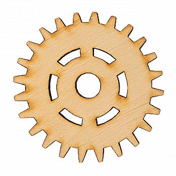 Заготівка дерев`яна "Шестерня 1" велика,  DZ050-1 Заготівка дерев`яна "Шестерня 1" велика,  DZ050-1