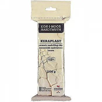Пластилін Keraplast 1000 гр. білий колір 131706 KIN Пластилін Keraplast 1000 гр. білий колір 131706 KIN