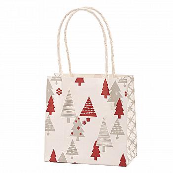 Пакет подарунковий папер. "White Kraft - Nordic Tree" сер. 10*5*10 см, BG-06884-AS Пакет подарунковий папер. "White Kraft - Nordic Tree" сер. 10*5*10 см, BG-06884-AS
