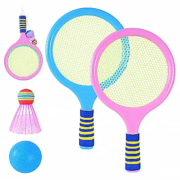 Набор ракеток для игры на улице с мячиком и воланом, 900A2