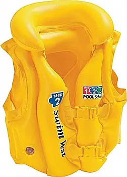 Жилет жовтий надувний, INTEX, 58660 Жилет жовтий надувний, INTEX, 58660