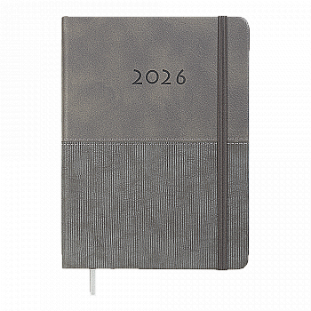 Щоденник датований A5, 2026 Fortuna, сірий, BM.21102-09 Щоденник датований A5, 2026 Fortuna, сірий, BM.21102-09