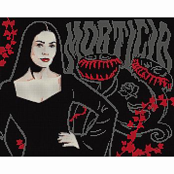 Алмазна мозаїка SANTI "Wednesday. Mysterious Morticia", 40*50 см, на підрамнику, 955114 Алмазна мозаїка SANTI "Wednesday. Mysterious Morticia", 40*50 см, на підрамнику, 955114
