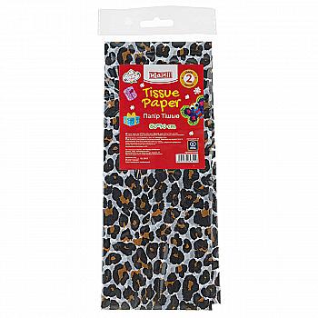 Бумага тишью, 50*70 см, 2 л., Leopard,MX62822 Бумага тишью, 50*70 см, 2 л., Leopard,MX62822
