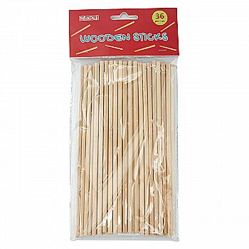Набір дерев`яних паличок 0,5*20см, 36шт.,MX62575