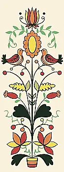 Закладка для книги «Подільський розпис» Закладка для книги «Подільський розпис»