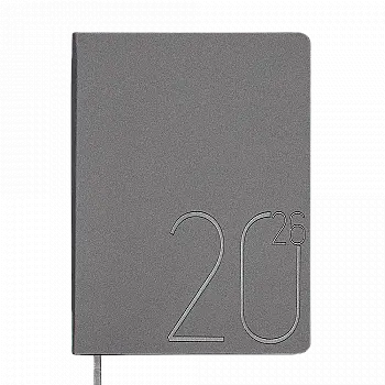 Щоденник датований A5, 2026 Steel, срібло, BM.2127-24 Щоденник датований A5, 2026 Steel, срібло, BM.2127-24