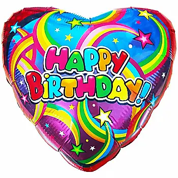 Кулька повітряна 18" HB Зірки Ф, 1202-0373