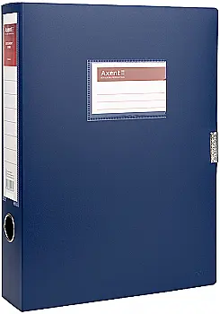 Папка-короб, 60 мм синя 1760-02 Axent