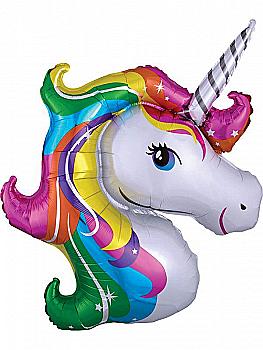 Куля повітряна Фігура Єдиноріг райдужний Ф, 1207-2809