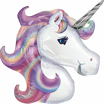 Куля повітряна Фігура "Единоріг фіолетовий голова", 3207-1282