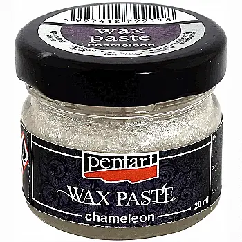 Паста воскова Хамелеон, Срібний мерехтливий, 20 мл, Pentart Паста воскова Хамелеон, Срібний мерехтливий, 20 мл, Pentart