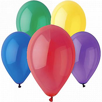 Кулька повітряна Кристал асорті 10", 1101-0240