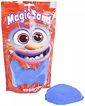 Кинетический песок Magic sand в пакете, синий, 1 кг, 39404-9