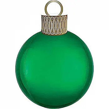 Кулька повітряна P47 Ялинкова іграшка зелена, 3209-0062