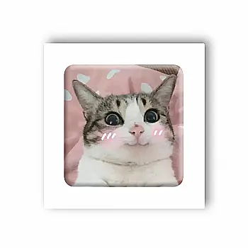 Стікери 3D  "Мем милий котик" Стікери 3D  "Мем милий котик"