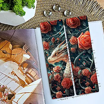 Закладка для книг MriyTaDiy, "Трояндовий Страж", art bm-86 Закладка для книг MriyTaDiy, "Трояндовий Страж", art bm-86