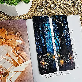 Закладка для книг MriyTaDiy, "Чарівний ліс", art bm-26 Закладка для книг MriyTaDiy, "Чарівний ліс", art bm-26