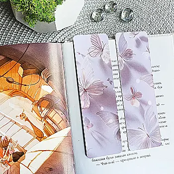 Закладка для книг MriyTaDiy, "Чарівні метелики", art bm-40 Закладка для книг MriyTaDiy, "Чарівні метелики", art bm-40