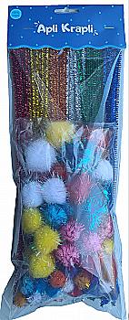 Набор для творчества "Синелька + помпоны", 52536328