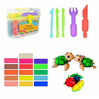 Набір для творчості "Тісто для ліплення", 16 пакетів по 20 гр, PL-0607-027 Набір для творчості "Тісто для ліплення", 16 пакетів по 20 гр, PL-0607-027