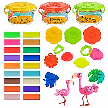 Набір для творчості "Тісто для ліплення", 18 пакетів по 6 гр, PL-0607-025