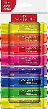 Набір маркерів текстовий Textliner Superfl 8 шт., 254648 Faber-Castell Набір маркерів текстовий Textliner Superfl 8 шт., 254648 Faber-Castell