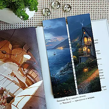 Закладка для книг MriyTaDiy, "Морская тишина", art bm-66 Закладка для книг MriyTaDiy, "Морская тишина", art bm-66