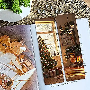 Закладка для книг MriyTaDiy, "Рождественские подарки", art bm-60 Закладка для книг MriyTaDiy, "Рождественские подарки", art bm-60